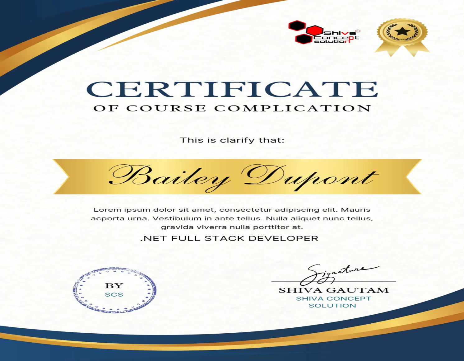 Course Completion